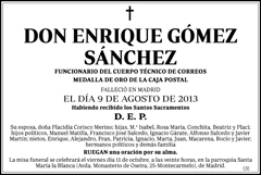 Enrique Gómez Sánchez